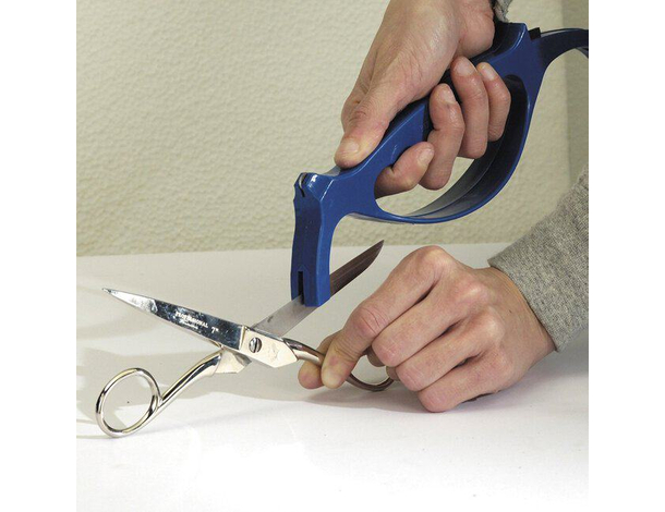 Affilatore multiuso affila lame manuale coltelli forbici lame di affettatrici...