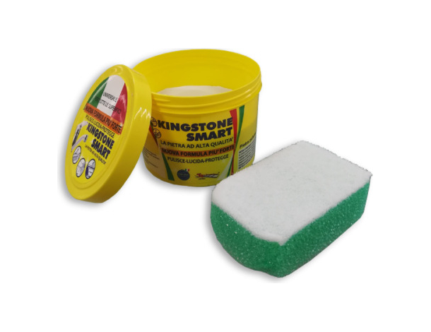 Kingstone Pasta Pietra Detergente Biodegradabile Universale Con Spugna 500gr...