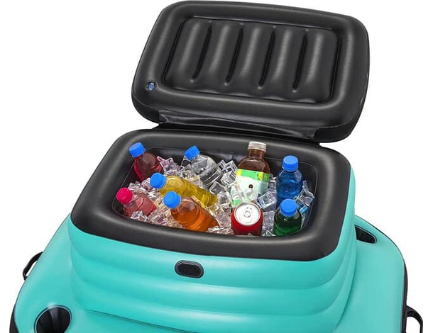 Borsa Frigo Gonfiabile Refrigeratore per Bevande 88x77 Mare Piscina Party 3