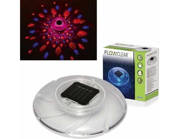Lampada Solare per Piscina Galleggiante Mod. 58111 Luci Multicolori a LED