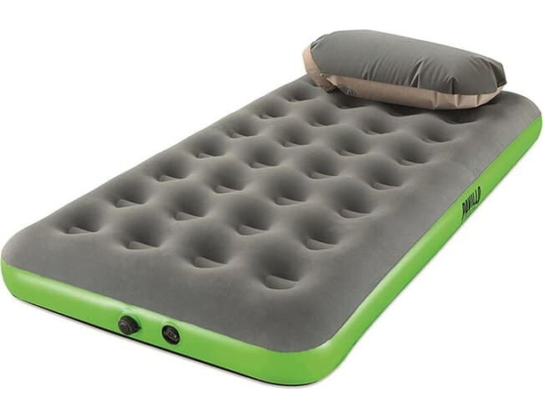 Materasso Gonfiabile Pavillo Letto Singolo da Campeggio Pompa AirCinch Borsa