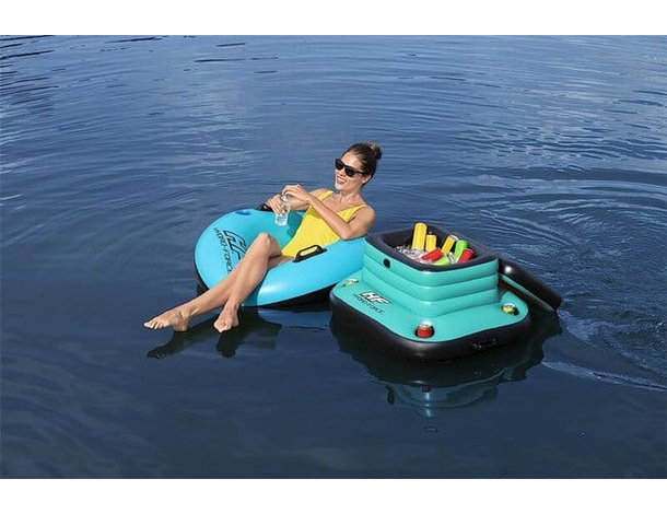 Borsa Frigo Gonfiabile Refrigeratore per Bevande 88x77 Mare Piscina Party 9