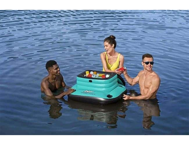 Borsa Frigo Gonfiabile Refrigeratore per Bevande 88x77 Mare Piscina Party 8