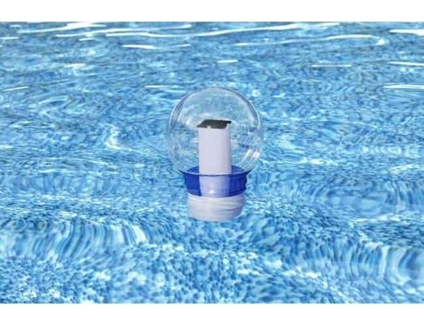 Dispenser di Cloro in Pastiglie per Piscine Distributore Dosatore con Luce...