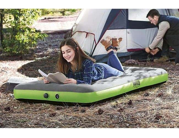 Materasso Gonfiabile Pavillo Letto Singolo da Campeggio Pompa AirCinch Borsa...