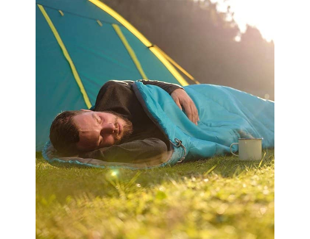 Sacco a Pelo Invernale Hiberhide10 da Campeggio 220x75x50 cm Modello Mummia...