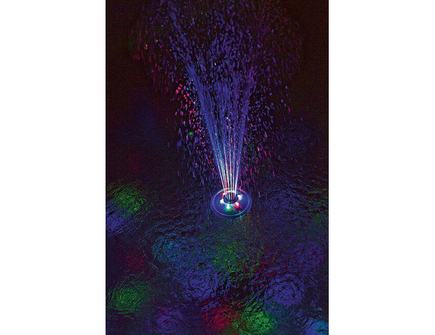 Fontana Galleggiante per Piscina Con Spettacolo Di Luci Colorate RGB Festa 7