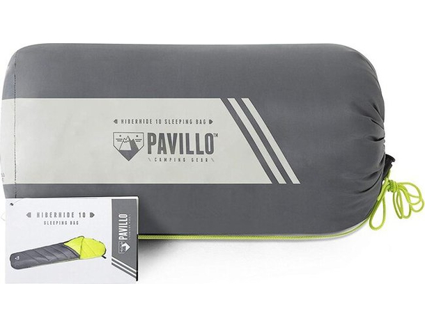 Sacco a Pelo Invernale Hiberhide10 da Campeggio 220x75x50 cm Modello Mummia...