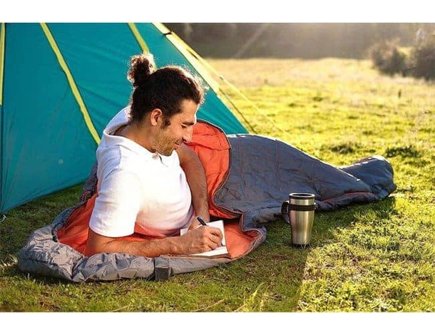 Sacco A Pelo Hiberhide 5 230x80x60cm Campeggio Antifreddo Borsa Trasporto...