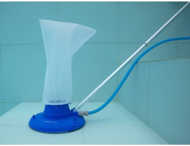 Aspiratore per Acqua Fondo Piscina Pulizia Aspira Foglie Sporco Mod.58657 9