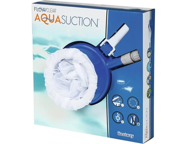 Aspiratore per Acqua Fondo Piscina Pulizia Aspira Foglie Sporco Mod.58657 10