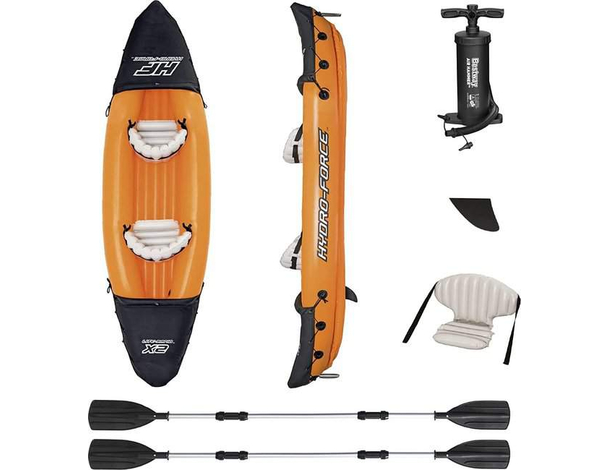 Kayak Canoa Gonfiabile Bestway 65077 Lite Rapid x2 Hydro-Force Per 2 Persone