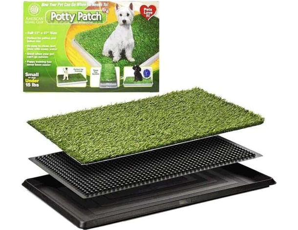 Lettiera Maxi Assorbente per Cucciolo Cane con Erba Sintetica per Casa Giardino
