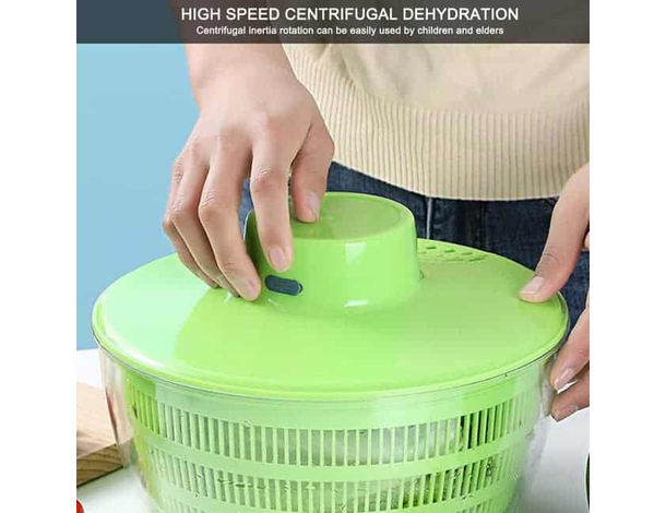 Centrifuga per Insalata Verdura Lava e Asciuga Cestino Frutta con Ricarica...