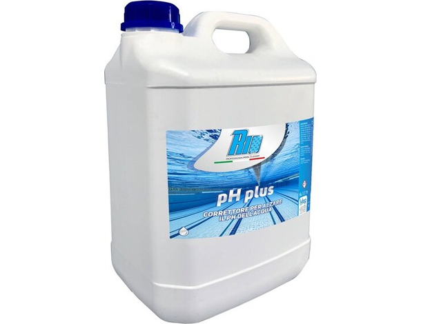 Ph+ Plus per Piscina 5 LT Correttore Incrementatore PH Acqua Piscina Liquido