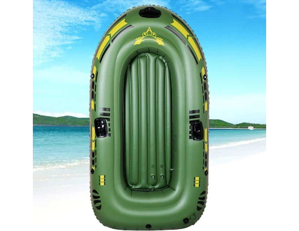 Canotto Gonfiabile con Remi e Pompa Gommone 188x114 cm Lago Mare 2 Posti...