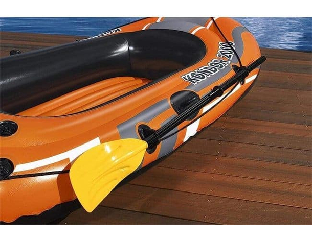 Canotto Gommone Mare Modello Kondor 2000 con Remi e Pompa Gonfiabile 188x98cm...