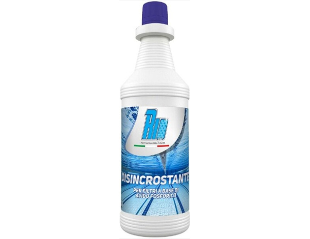 Disincrostante Liquido da 1L Pulizia Filtri Manutenzione Piscine Disinfettante