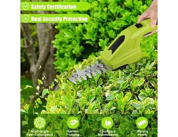 Forbici Elettriche da Giardinaggio con Testina Extra Mini Tagliasiepi...