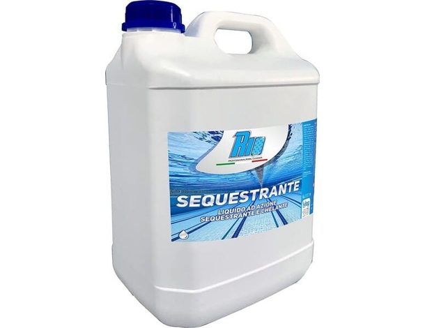 Sequestrante di Calcio e Metalli da 5L Trattamento Acqua per Piscina Ca/Fe