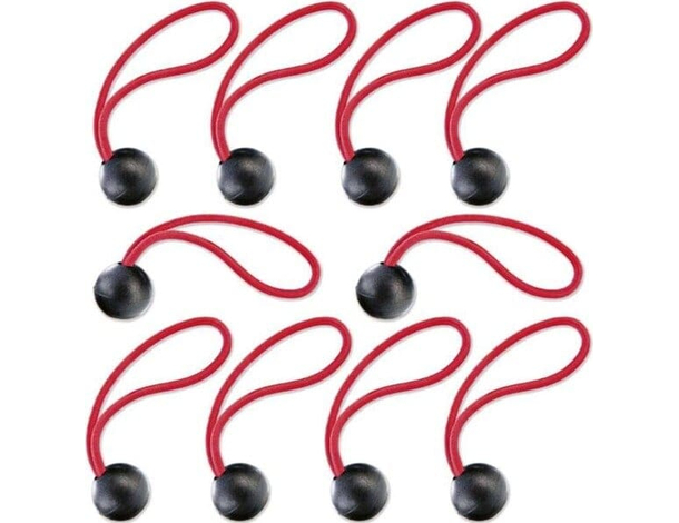 20x Elastico per Attacco Rapido con Sfera per Telo Occhiello Telone Campeggio...
