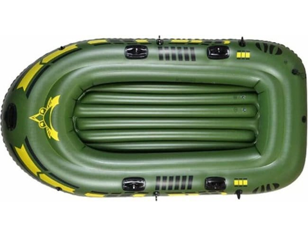 Canotto Gonfiabile con Remi e Pompa Gommone 188x114 cm Lago Mare 2 Posti...