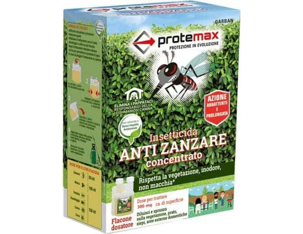 Insetticida Anti Zanzare Concentrato Anti Mosca Zecca Pulce Flacone 200ml...