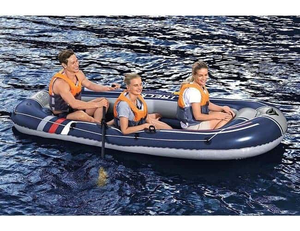 Set 2 Remi da 124cm in Plastica Coppia Pagaie per Canoa Kayak Canotto...