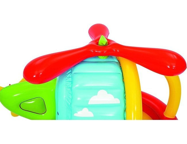 Piscina Elicottero Gioco Gonfiabile per Bambini con Palline e Animali 5