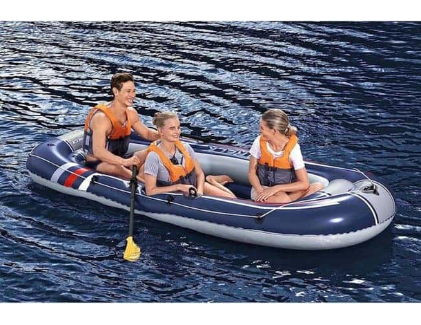 Set 2 Remi da 124cm in Plastica Coppia Pagaie per Canoa Kayak Canotto...