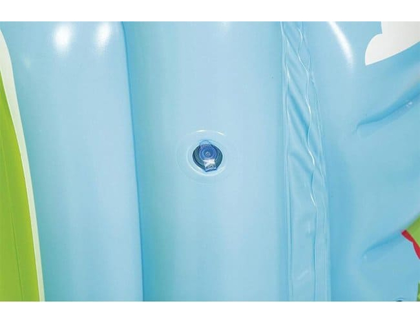 Piscina Elicottero Gioco Gonfiabile per Bambini con Palline e Animali 6