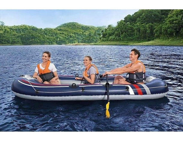 Set 2 Remi da 124cm in Plastica Coppia Pagaie per Canoa Kayak Canotto...