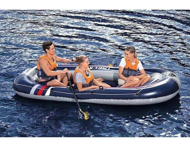 Set 2 Remi da 124cm in Plastica Coppia Pagaie per Canoa Kayak Canotto...