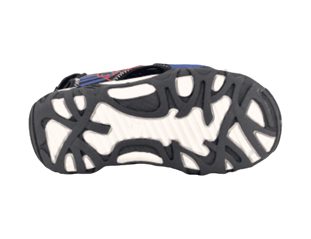 Scarpe da bambino estive sandali per bimbo kids sportivi aperti a strappo blu...