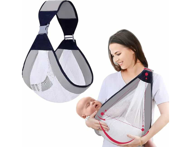 Fascia Porta Bebè Elastica Baby Wrap Porta Bambino Marsupio Neonato Regolabile
