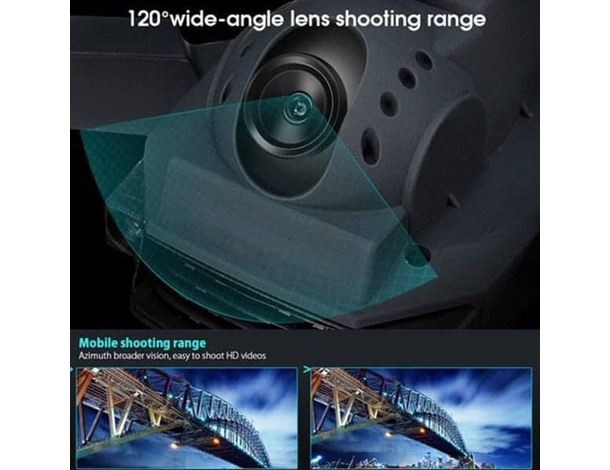 Mini Drone Quadricottero Pieghevole con Fotocamera Telecamera 4K WIFI 998 Pro...