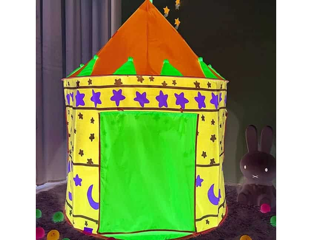 Tenda da Gioco Castello per Bambini Outdoor Casa Gioco 100x135cm Bambino 6