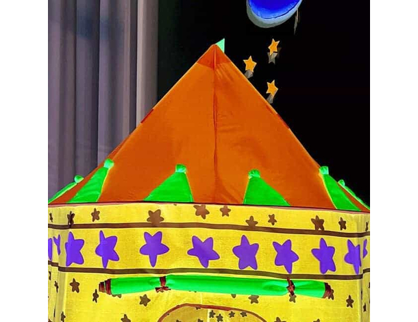 Tenda da Gioco Castello per Bambini Outdoor Casa Gioco 100x135cm Bambino 2