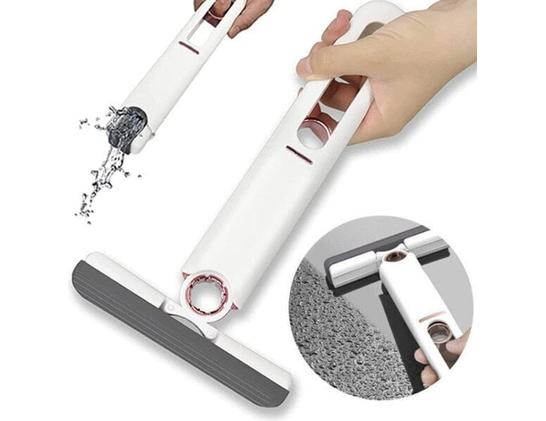 Mini Mop Mocio Tira Acqua Portatile Spugna Ecologica per Auto Finestre Pavimenti