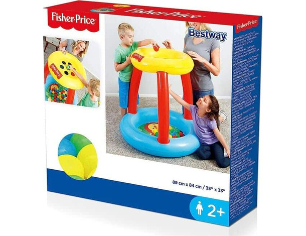 Piscina Gioco Gonfiabile Bambini con Palline Animali della Foresta in Vinile...