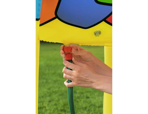 Gonfiabile Spruzzatore Grande Giraffa Jumbo Irrigatore Giardino Feste Estate...