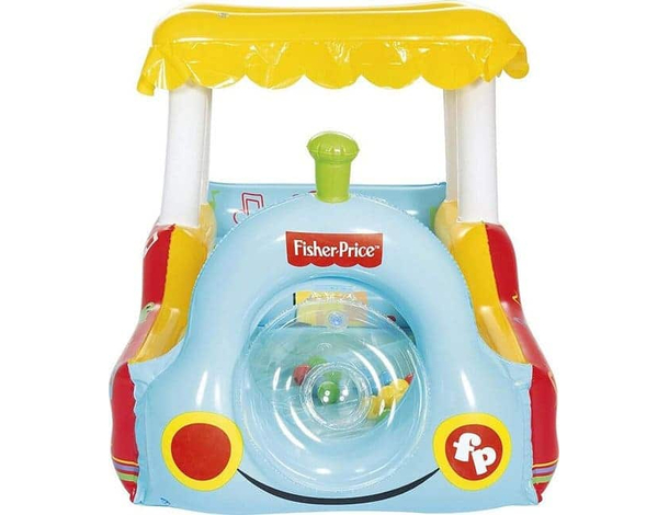 Trenino Gonfiabile Per Bambini 2 Anni+ Play Center 132x94x89cm Con Palline...