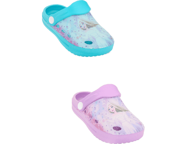 Ciabatte da bambina Frozen pantofole sandali mare bimba zoccoli in gomma...