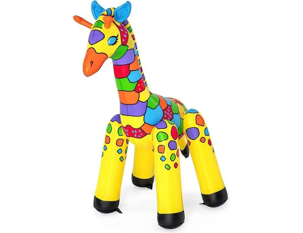 Gonfiabile Spruzzatore Grande Giraffa Jumbo Irrigatore Giardino Feste Estate