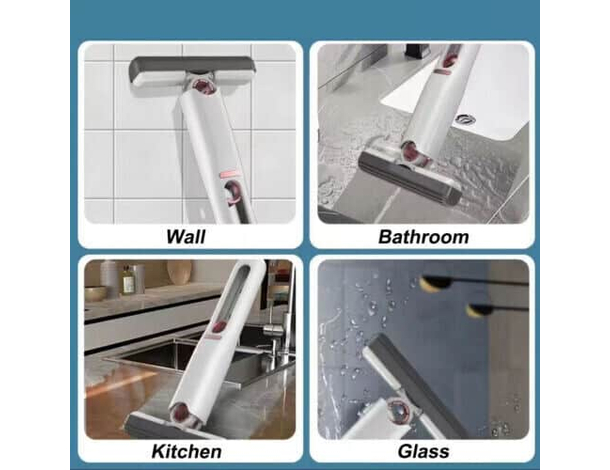 Mini Mop Mocio Tira Acqua Portatile Spugna Ecologica per Auto Finestre...