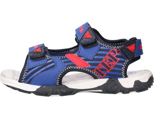 Scarpe da bambino estive sandali per bimbo kids sportivi aperti a strappo blu...