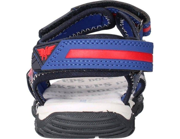 Scarpe da bambino estive sandali per bimbo kids sportivi aperti a strappo blu...