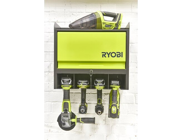 Armadietto porta utensili in metallo con sportello richiudibile e 2 chiavi 3