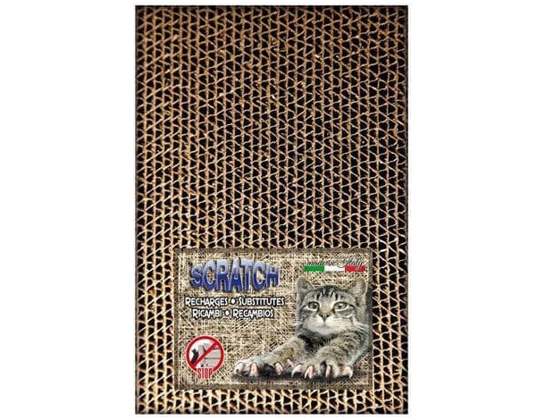 Tiragraffi in Cartone Graffiatoio Mickey Scratch per Gatti 44,5x31,5x3 cm 3