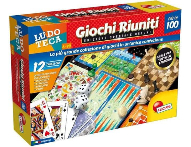 Giochi Riuniti Più di 100 Giochi da Tavolo di Società Scatola Deluxe 68791 5